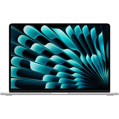 Apple - MacBook Air 15-inch Laptop - M3 chip Built for Apple Intelligence - 8GB Memory - 256GB SSD - Silver