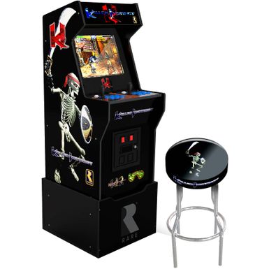 Arcade1Up - Killer Instinct Arcade with Stool Riser Lit Deck  Lit Marquee - Multi