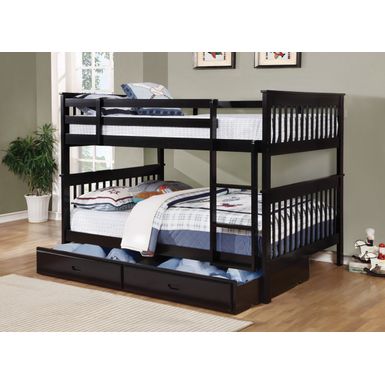 Chapman Full over Full Bunk Bed Black