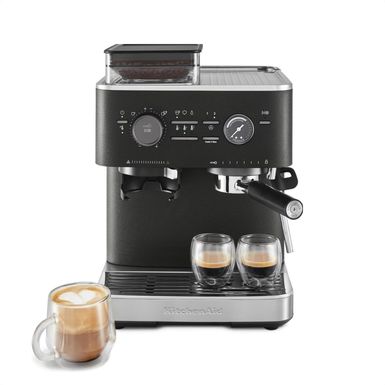 KitchenAid Fully Automatic Espresso Machine in Cast Iron Black