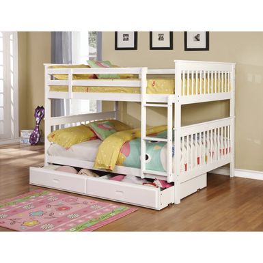 Chapman Full over Full Bunk Bed White