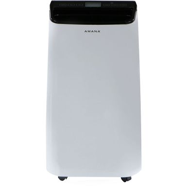 Amana - Portable Air Conditioner with Remote Control in White/Black for Rooms up to 450-Sq. Ft.