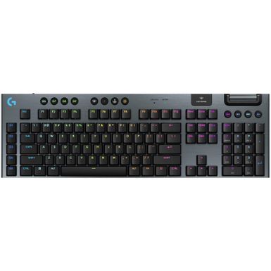 Logitech - G915 X LIGHTSPEED Full-size Wireless Mechanical GL Blue Clicky Switch Gaming Keyboard for PC/Mac with RGB Backlighting - Black