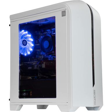 Periphio Vortex Prebuilt Gaming PC, Intel Core i5-6500 (3.6GHz Turbo), GeForce RTX 3050 (8GB), 1TB Solid State SSD, 16GB DDR4 RAM, Windows 10, WiFi + BT (Refurbished)