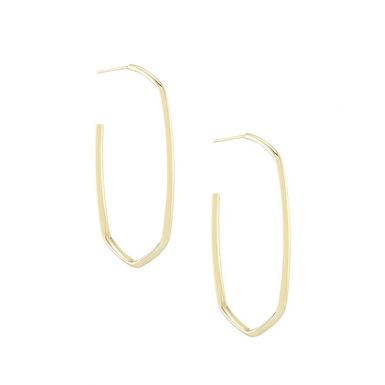 Kendra Scott Deliah Huggie Earrings (Gold/Iridescent Pink White Mix)