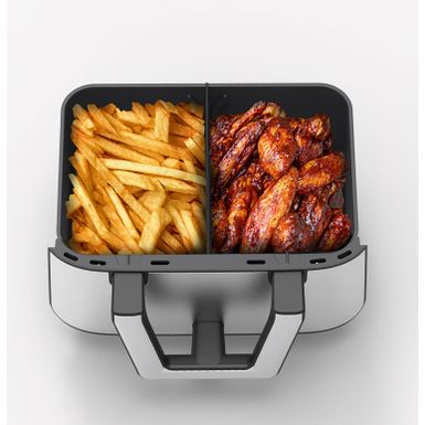 bella PRO - 9-qt. TriZone Touchscreen Air Fryer with Dual Flex Basket - Stainless Steel