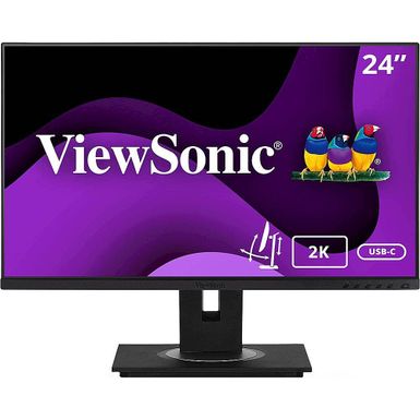 ViewSonic - VG2455-2K 24" IPS QHD Monitor (USB-C, HDMI, DisplayPort) - Black