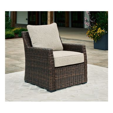 Brook Ranch Outdoor Lounge Chair with Cushion