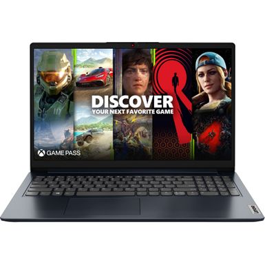 Lenovo - Ideapad 1 15.6 Full HD Touchscreen Laptop - Ryzen 5 7520U with 8GB Memory - AMD Radeon Graphics - 256GB SSD - Abyss Blue