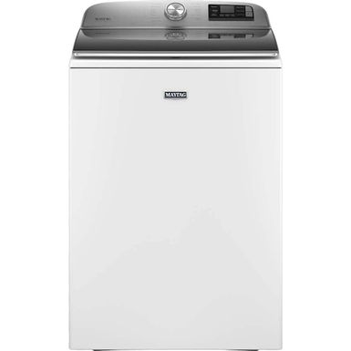 Maytag - 5.3 Cu. Ft. High Efficiency Smart Top Load Washer with Extra Power Button - White