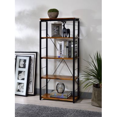 ACME Jurgen Bookshelf, Oak & Black