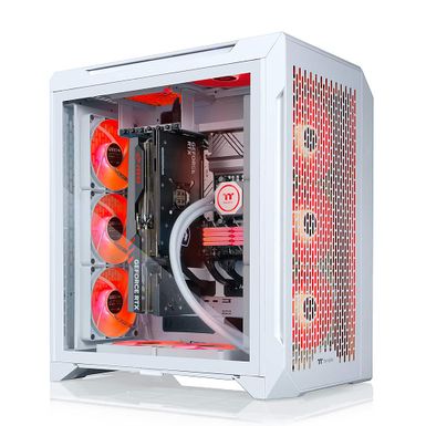 Thermaltake - View C i4790 Gaming Desktop-14th Gen Intel Core i9-14900KF-64GB Memory-NVIDIA GeForce RTX 4090-4TB M.2 NVMe M.2 - White