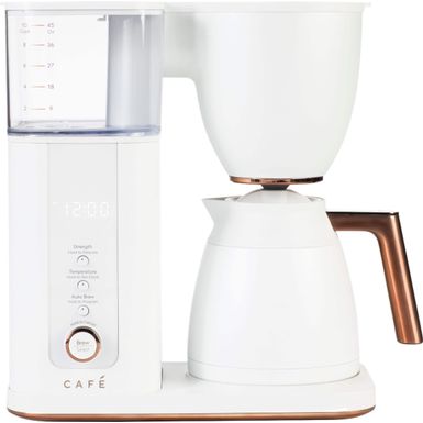 Caf - Smart Drip 10-Cup Coffee Maker with Wi-Fi - Matte White