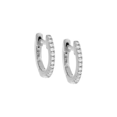 Diamond Huggie Earring 14K