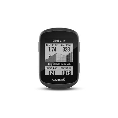 Garmin - Edge 130 Plus Compact 1.8 GPS bike computer with training features - Black