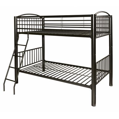 Parknoll Metal Twin Bunk Bed Black