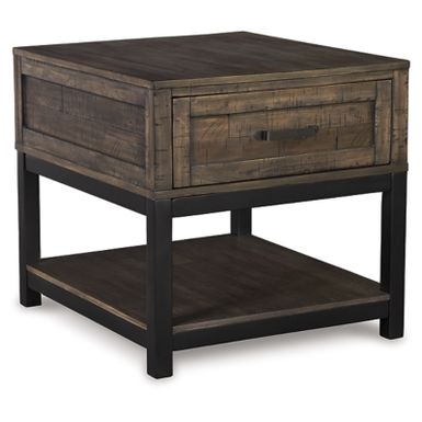 Grayish Brown Johurst Rectangular End Table