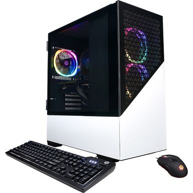 CyberPowerPC - Gamer Master Gaming Desktop - AMD Ryzen 7 7700 - 32GB Memory - NVIDIA GeForce RTX 4060 Ti 16GB - 2TB SSD - White