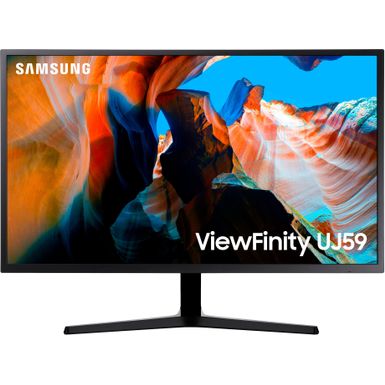 Samsung - 32" ViewFinity UJ590 UHD Monitor - Dark Gray/Blue