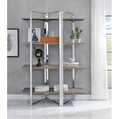 ACME Libby Bookshelf, Chrome