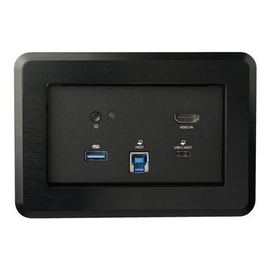 StarTech.com Conference Room Docking Station Universal Laptop Dock 4K HDMI 60W Power Delivery USB Hub GbE Audio In-Table Connectivity Box For Huddle/Boardroom Collaboration Space - For Teams Zoom Calls - docking station - USB-C / USB 3.0 - HDMI - 1GbE - TAA Compliant