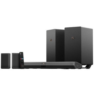 Nakamichi - Shockwafe 7.2.4Ch 1000W Soundbar System with Dual 8" Wireless Subwoofers, Dolby Atmos, eARC and SSE MAX - Black