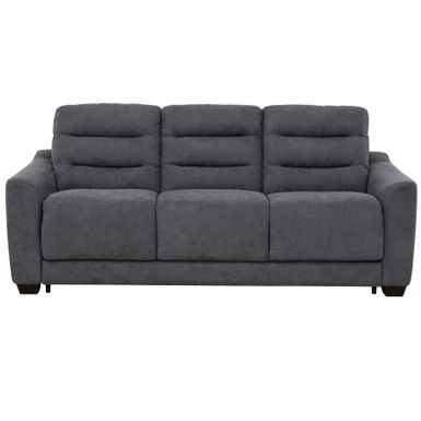 Stearns & Foster&reg; Luca 83 in. Queen Sleeper Sofa with 8 in. Pocket Coil Mattress, Dark Grey