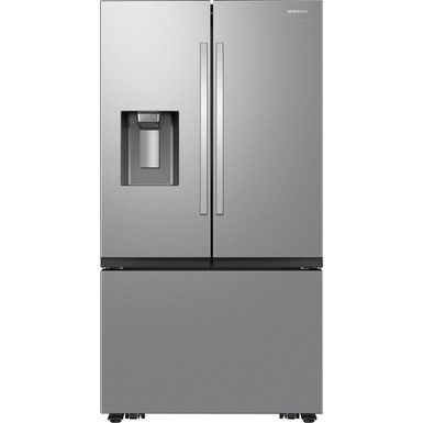 Samsung - 31 cu. ft. 3-Door French Door Smart Refrigerator with Four Types of Ice - Stainless Steel