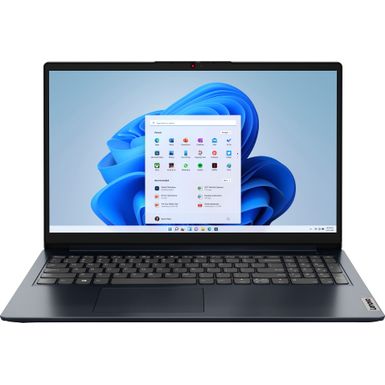 Lenovo - IdeaPad 1 15.6" (FHD) Laptop - AMD Ryzen 3 - AMD Radeon - 4GB - 128GB SSD - Abyss Blue