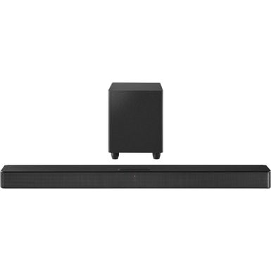 Insignia - 2.1-Channel Soundbar with Wireless Subwoofer - Black