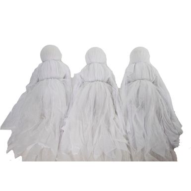 Light-up Ghost Trio, Outdoor Halloween Lawn Decoration