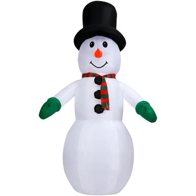 10ft Inflatable Snowman with Lights