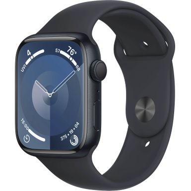 Apple Watch Series 9 (GPS) - midnight aluminum - smart watch with sport band - midnight - 64 GB