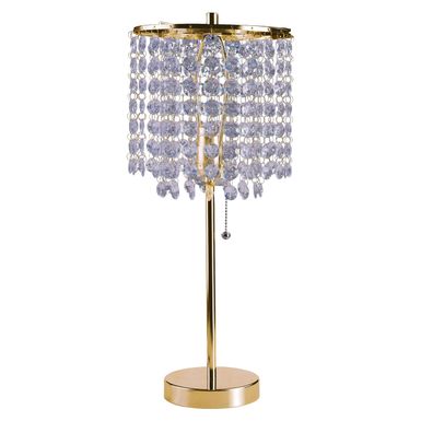 Glam Glass and Metal Table Lamp in Gold