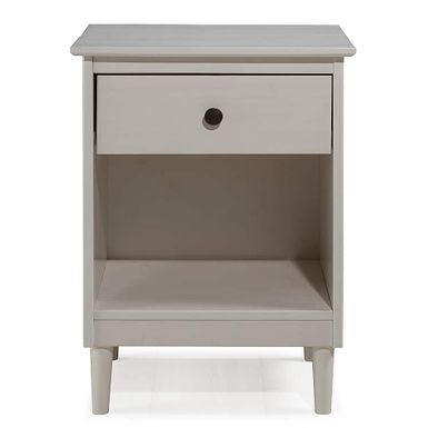 Walker Edison - 1-Drawer Nightstand - White