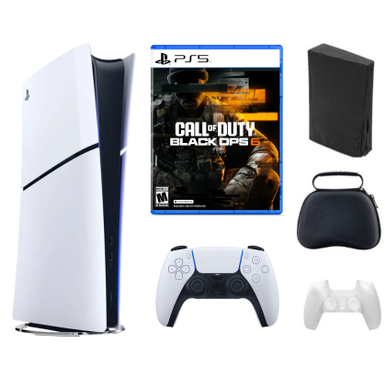 Sony - PS5 PlayStation 5 Bundle with Call of Duty: Black Ops 6 Game and Accessories