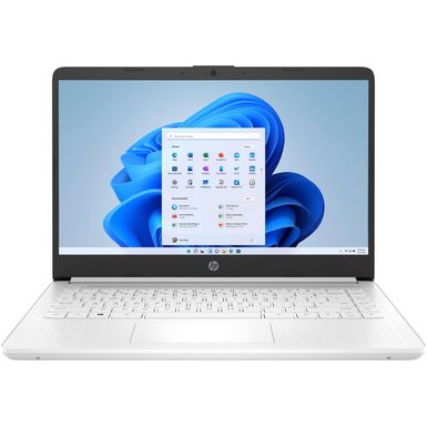 HP - 14 Laptop - Intel Celeron - 4GB Memory - 64GB eMMC - Snowflake White