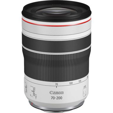 Canon - RF70-200mm F4 L IS USM Telephoto Zoom Lens for EOS R-Series Cameras - White