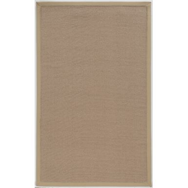 Abberly Cork And Beige 5X8 Area Rug