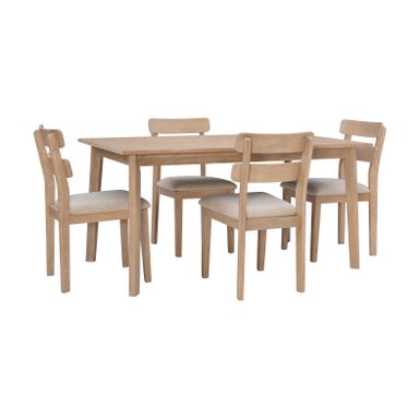 Sherman 5Pc Dining Set Natural