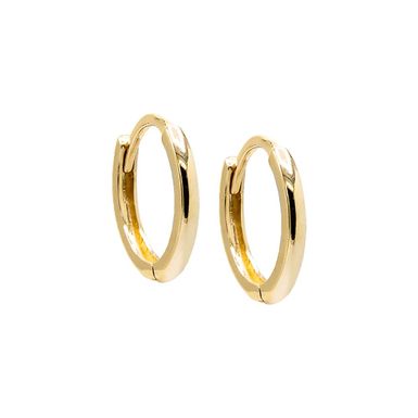 Solid Mini Rounded Cartilage Huggie Earring 14K