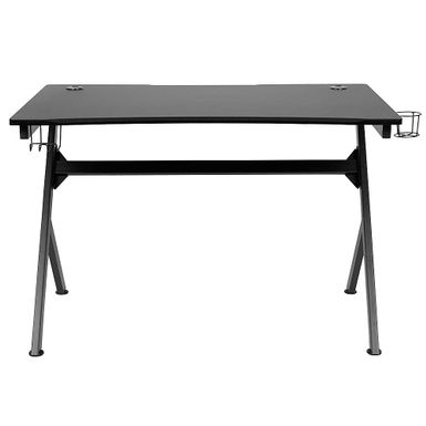 Alamont Home - Duncan Rectangle Modern Laminate Gaming Desk - Black