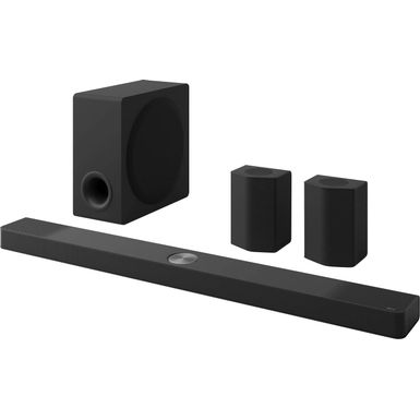 LG - 9.1.5-Channel S95TR Soundbar with Wireless Subwoofer and Rear Speakers Dolby Atmos and WOW Orchestra - Black