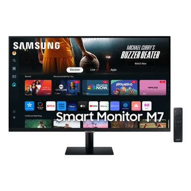 Samsung - M70D 32" LED 4K UHD 60Hz 4ms Smart Monitor with HDR 10 (HDMI, USB) - Black