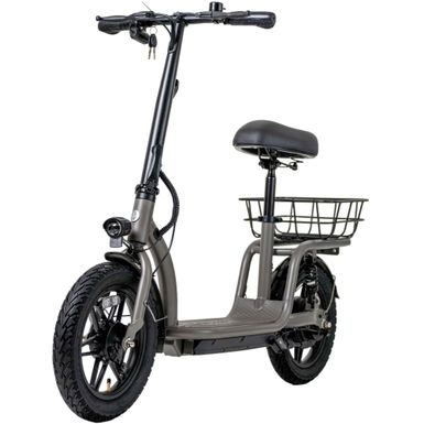 GoTrax - FLEX VOYAGER Electric Scooter w/15mi Operating Range  15.5mph Max Speed - Gray