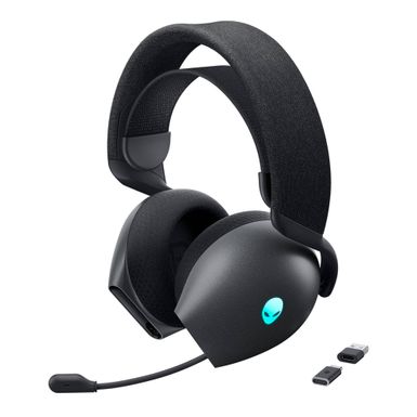 Alienware - Dual Mode Wireless Gaming Headset for Xbox, PlayStation and Switch - Dark Side of the Moon