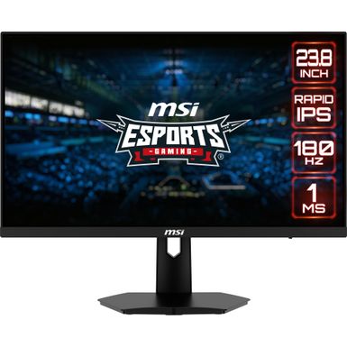 MSI - G244FE2 24" Flat FHD 180Hz 1ms Adaptive Sync Gaming Monitor(DisplayPort, HDMI, ) - Black