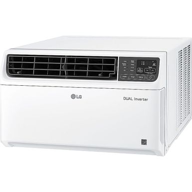 LG - 8,000 BTU Dual Inverter Smart Window Air Conditioner - White