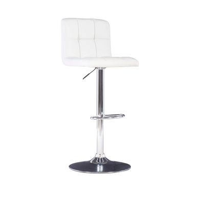 Wolcott Adjustable Barstool White