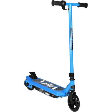 Hyper - Ripper Kids Electric Scooter with 10mph Max Speed - 6.5 Mile Range - Pressure Throttle - 120LB Weight Limit - 90W Motor - Blue